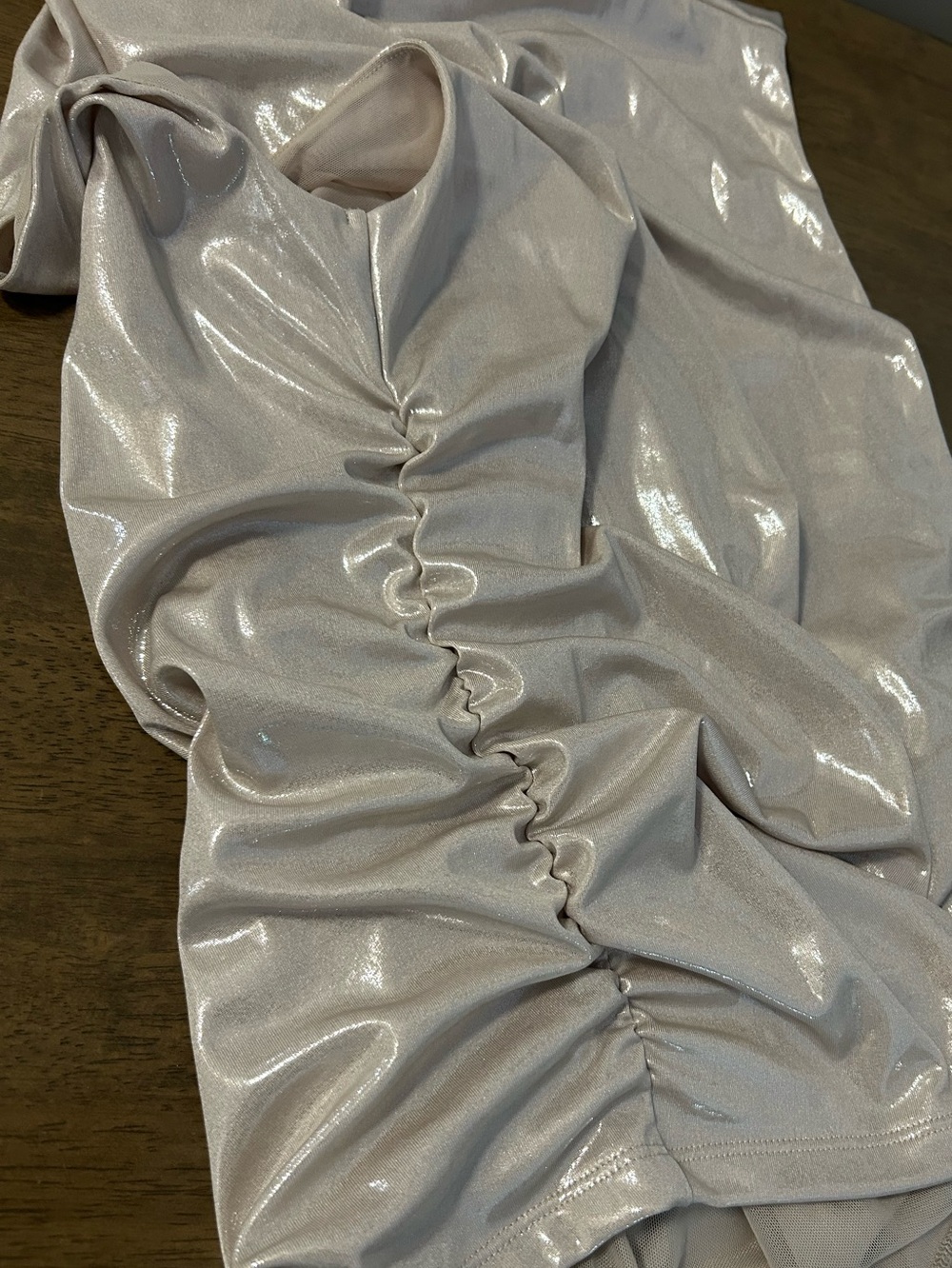 Express Sz M Shimmery Pearl Sleeveless Blouse - Picture 4 of 6